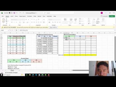 Algoritma K-Means pada metode clustering + studi kasus Excel dan Rapidminer