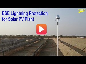 brand TSTLP ESE Lightning Protection for Solar System | Solar Panels | Solar PV Plant | Solar Farm