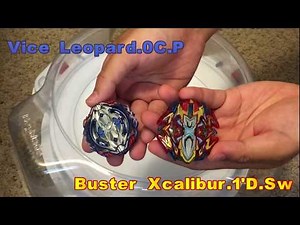 Vice Leopard.0C.P vs Buster Xcalibur.1’D.Sw - Beyblade Burst