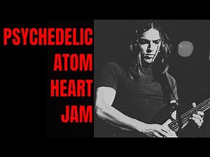 Psychedelic Pink Floyd Style Atom Heart Guitar Backing Track (G Minor)