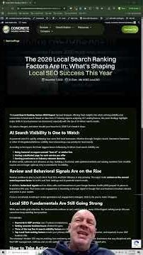 Local Search Ranking Factors 2026: What’s New in Local SEO