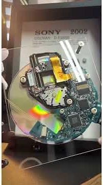 The "Invisible" CD Player (Sony D-EJ2000) 💿#sony #discman #dej2000 #cdplayer#retrotech #audiophile