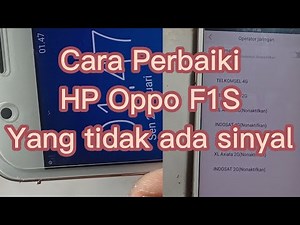 Easy way to fix Oppo F1s cellphone with no signal