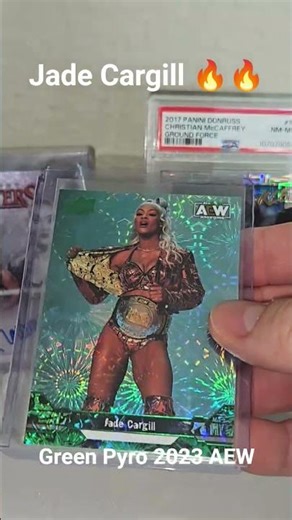 2023 Upper Deck AEW Jade Cargill Green Pyro 111/349 🔥🔥