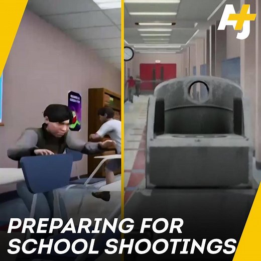 A new virtual reality program helps teachers respond to a school shooting. | AJ
