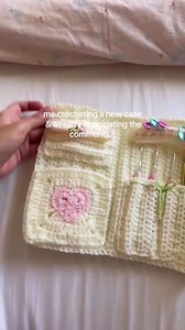 Crochet Tutorial Heart Envelope Stationery Case