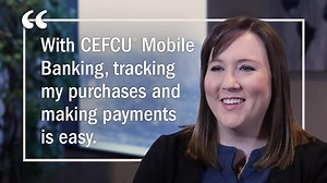 15 reactions | Using CEFCU's products and services are easy, especially with Online & Mobile Banking right at your fingertips! Veronica shares her story of being a lifelong member, and how it's been so easy to bank with CEFCU. #MemberStory | CEFCU | Facebook