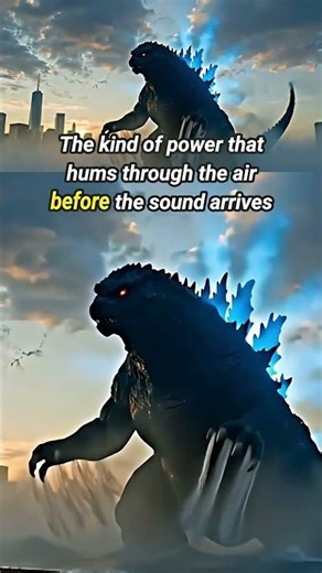 Godzilla’s Majestic Rise 🌊💥 The City Falls Into Shadow!