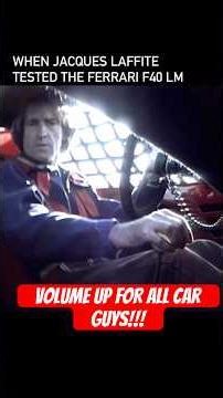 FERRARI F40 LM TEST DRIVE! VOLUME UP! #ferrari
