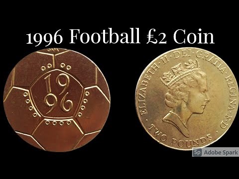 How much is a 1996 football £2 coin worth?