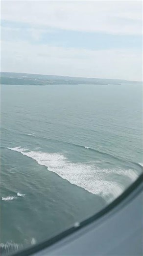 Flight take off view from inside the plane