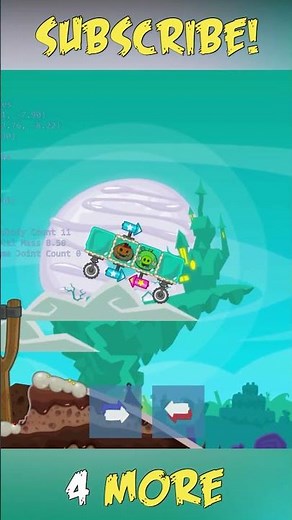Bad Piggies - Rocket Cart Flies over ANGRY BIRD!😱| Level 5-7