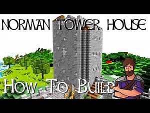 Minecraft How To Build a Castle | NORMAN TOWER HOUSE | (Minecraft Timelapse Builds)