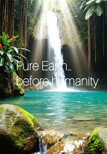 💧 A Tear of the Primordial Earth 💎🌿 Before humanity, Earth was a quiet masterpiece. Crystal water, untouched shores, soft wind through tropical leaves — a world pure, peaceful and perfectly alive. A small glimpse from the cinematic series “Primordial World.” 🌍 Experience the full journey on YouTube @sereneaudiomagic 🌿💧 #PrimordialEarth #UntouchedNature #CrystalWaters #NatureCinematic #SereneAudioMagic