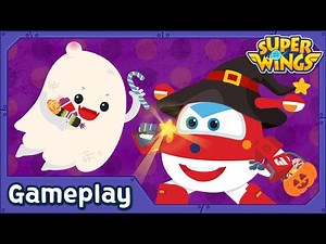 [SuperWings Game] Halloween Zombie game | Magic Game | Halloween | Super wings Gameplay