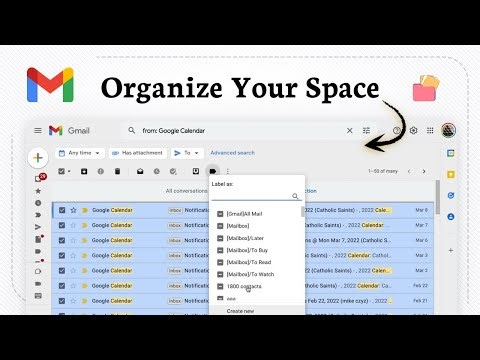How to move emails to labels in Gmail (Message Sort)