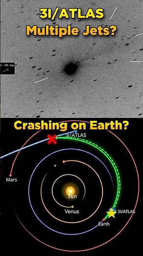 🔴3I/ATLAS: 7 Jets, Green Glow & Earth Path Fake News EXPLAINED in 30 Seconds! 🚫🛸