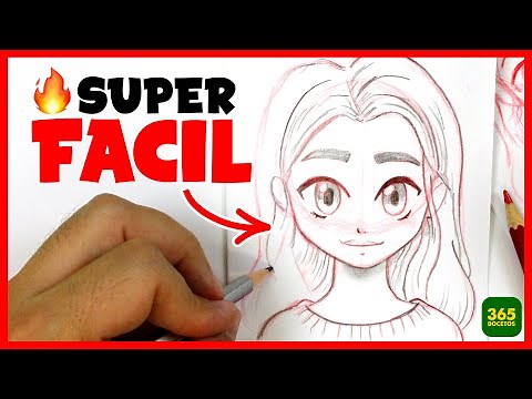 COMO DIBUJAR UNA CARA ANIME 🔥Super Fácil 🔥A LÁPIZ y PASO A PASO