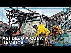 Las imágenes de la destrucción del huracán “Melissa” a su paso por Jamaica y Cuba