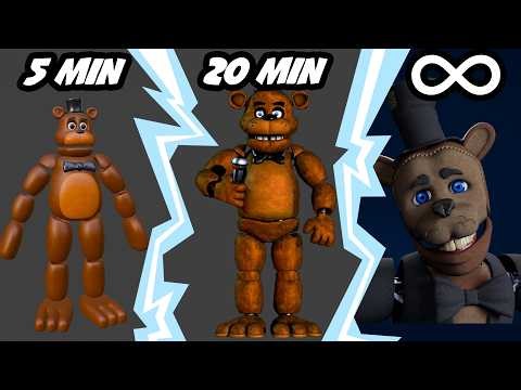 I modelled Freddy Fazbear - 5 Minutes vs 20 Minutes vs Unlimited