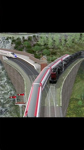 dangerous train crossing track 🚸#shorts #short #youtube #youtubeshorts #shortsfeed #viral #youtuber