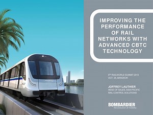 Improving the performance of the rail network with advanced CBTC technology