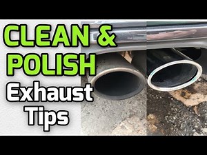 how to CLEAN your exhaust tips in 5 MINUTES