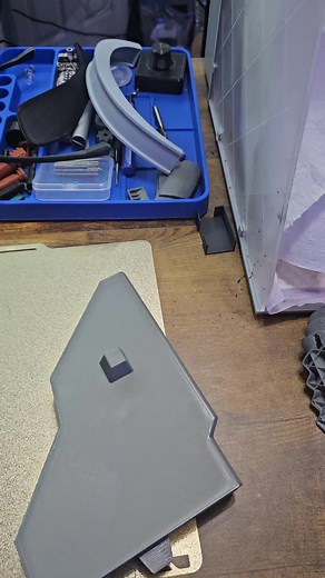 Bambu Studio, Normal Supports manual, Rectilineer grid base pattern, snug #printtok #fyp #viralvideo #3dprinting @BAMBULAB USA P1S @SLICEWORX OFFICIAL build plate