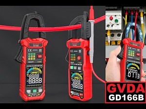 TA-0353: GVDA GD166B AC DC Clamp Multimeter with Inrush current