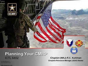 TCK-EDU-5: Preparing a CMRP