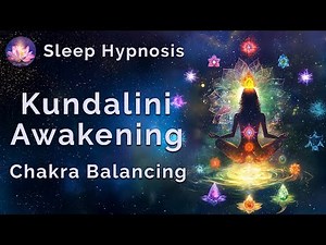 Kundalini Awakening 🧘🏽‍♂️ Chakra Balancing | Powerful Healing Sleep Hypnosis | 432Hz, Binaural Beats
