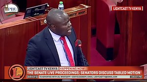 "I will shout at you, I didn't come to be ordered by you!"~ Near-fist moment as Senator Eddy admonishes Senator Cherargei. | Lightcast TV Kenya