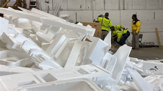 New program is keeping white packing foam out of landfills