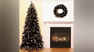 Black Christmas trees are a hot holiday decorating trend (really)