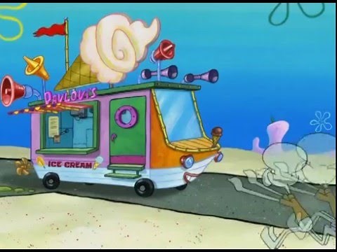 Spongebob Squarepants - Squidward gets his face hit - Explosion