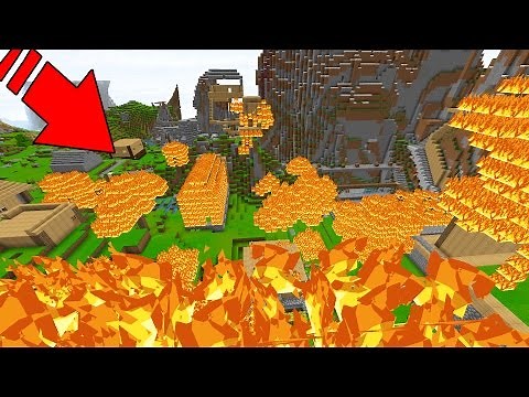SMALL TROLL CAUSES SERVER WIDE FIRE! *RIP SERVER* (Minecraft Trolling)