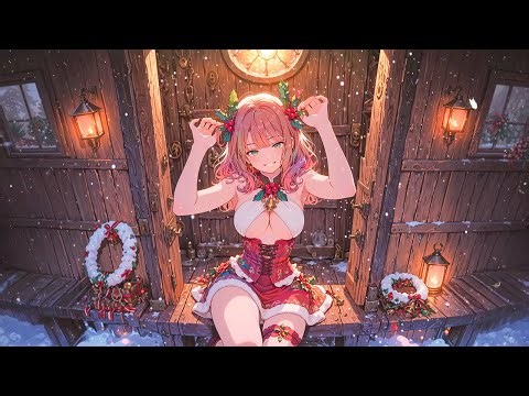 Winter Maiden's Christmas Tavern 🎄 Lofi Medieval Beats 🌸 Cheerful Lofi for Focus & Festive Vibes