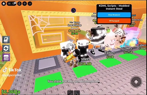 I GOT ALL THE BRAINROTS IN JUST FEW SECONDS😹🥀#fyp #stealabrainrot #stealabrainrotscript #roblox #robloxedits