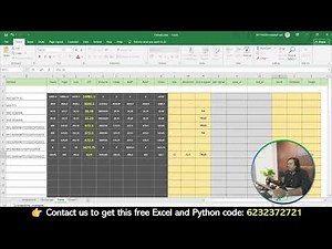 Trade from Excel 2025 | Excel Python Based Trade system 2025 | TradeviaExcel