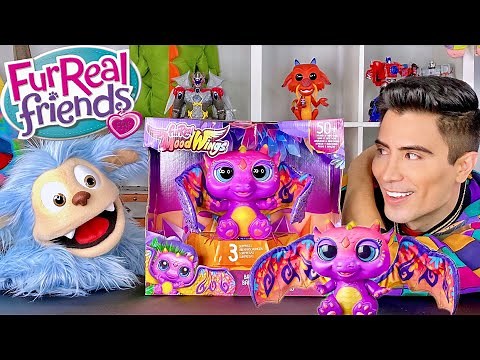 Unbox | FurReal Mood Wings Baby Dragon | New Hasbro Interactive Toy Unboxing