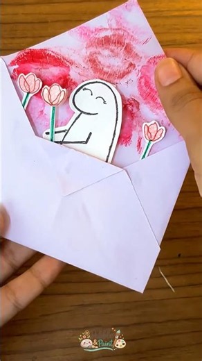 DIY Tiny Secret Love Letter 💌✨ | Easy Paper Craft #shorts