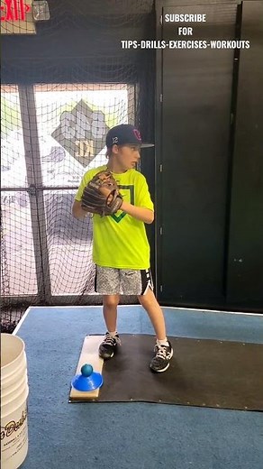 Balance Ball Pick Up Drill For Beginning Baseball Pitchers