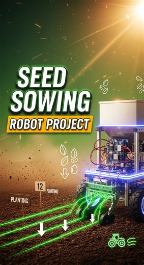 E ZONE on Instagram: "🌱 Seed Sowing Robot – Smart Agriculture Meets Engineering Innovation Watch our Seed Sowing Robot project, an automation-based working model designed to demonstrate IoT + Embedded Systems concepts with real-world agricultural applications. This project is ideal for mechanical projects, electronics projects, and final year projects for CSE, ECE, EEE, built with hands-on learning in mind. At Ezone, we develop real-time engineering projects and IEEE project development for stu