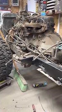 How to get Dirt out of the inside of CJ7 Jeep frame rails.
