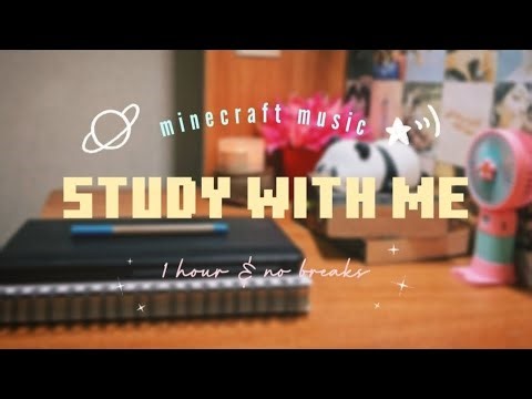 Study With Me // 1 Hour // Calm Minecraft Music 🎮💻🎧☕️