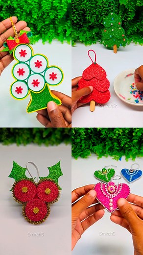 4 Amazing Christmas Crafts How to make Christmas craft ideas Easy and beautiful Christmas craft #xmas #ornaments #handmade #Christmas | SmirchS