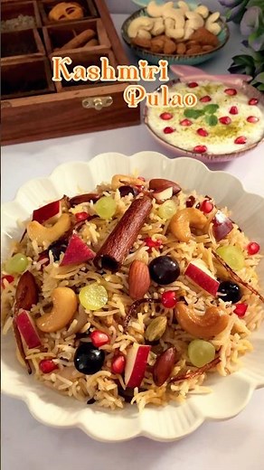 Kabhi kuch alag bhi kha liya karo | Kashmiri Pulao Recipe #viral #recipe #shorts