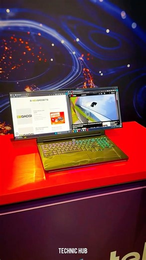 Lenovo Legion Pro Rollable Laptop 🔥💻🤯 #lenovo#lenovolegion5#technichub#trending#laptop