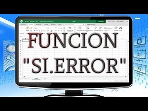 #excel - Como Usar la #formula SI.ERROR #office #nuncadejesdeaprender