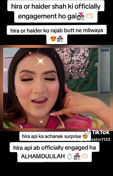 Hira Api's Official Engagement Celebration